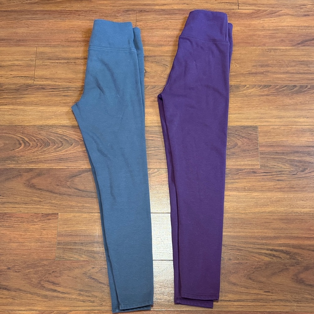 Tuff Athletics Kids' Teal and Violet Leggings